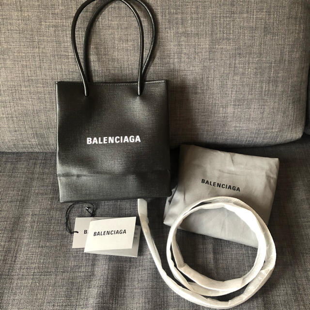 新品　BALENCIAGA ショッピング ノース サウス トートバッグ XXS