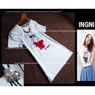 イング(INGNI)の新品INGNIイングEWレトロガール/T(Tシャツ(半袖/袖なし))