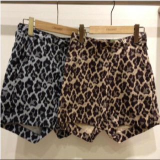 チャオパニック(Ciaopanic)の2012AW ヒョウ柄ショートパンツ(ショートパンツ)