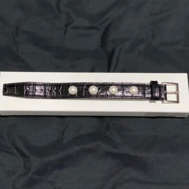 JOHN LAWRENCE SULLIVAN 20AW パールレザーブレスレット 2022年