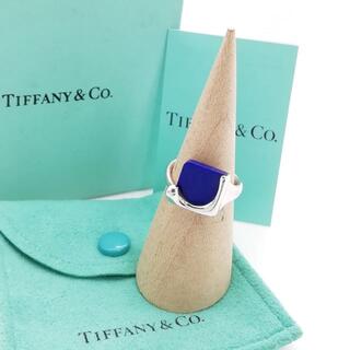 ティファニー(Tiffany & Co.)の美品 希少 ティファニー スクエア ラピスラズリ リング MJ57(リング(指輪))