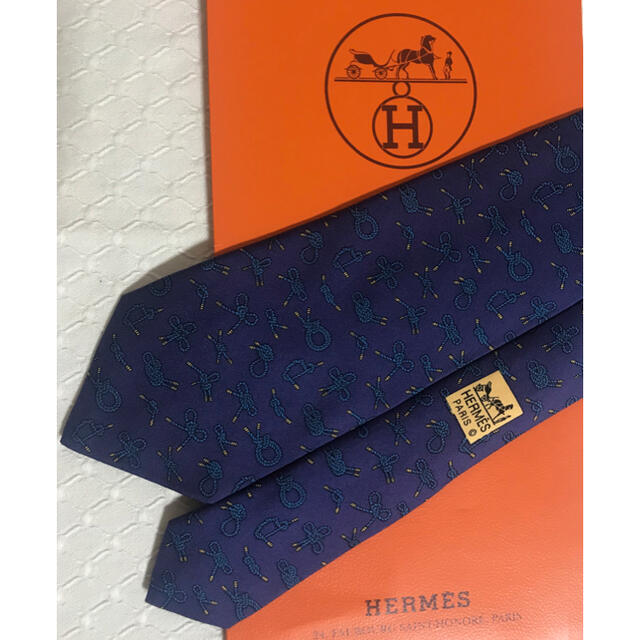 エルメスのネクタイ人気の7321EA 超美品 1
