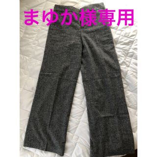 ニジュウサンク(23区)の23区👖ツイードワイドパンツ40(カジュアルパンツ)