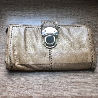 TAMBU ゴールド　長財布　gold(長財布)