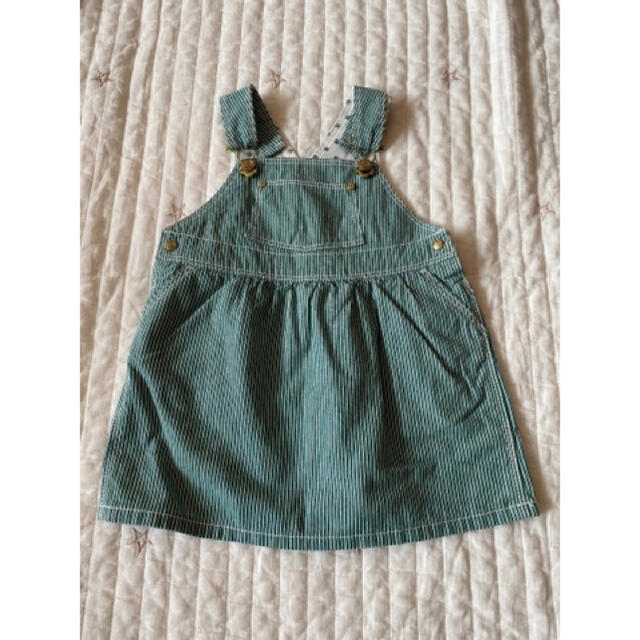 PETIT BATEAU(プチバトー)のプチバトー　ジャンパースカート　双子可 キッズ/ベビー/マタニティのベビー服(~85cm)(スカート)の商品写真