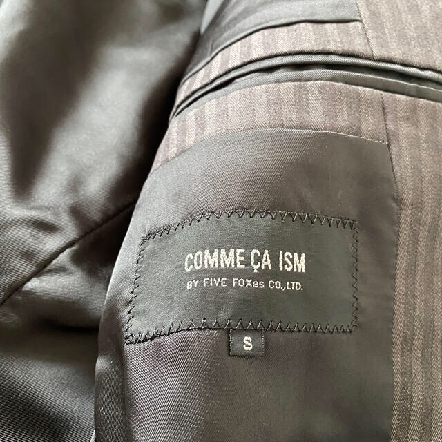 COMME CA ISM(コムサイズム)の【木枯し1号観測記念sale★】COMME CEISM コムサ グレーストライプ メンズのスーツ(セットアップ)の商品写真