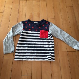 ブランシェス(Branshes)のブランシェス　カットソー　星柄　120(Tシャツ/カットソー)