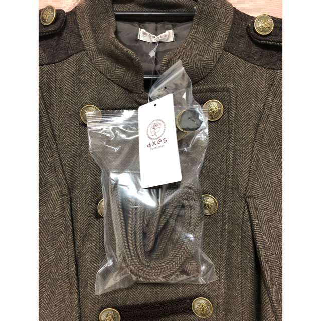 axes femme(アクシーズファム)のaxes ナポレオンマント風コート レディースのジャケット/アウター(ポンチョ)の商品写真