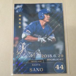 ヨコハマディーエヌエーベイスターズ(横浜DeNAベイスターズ)のベイスターズ 佐野恵太選手 カード(記念品/関連グッズ)