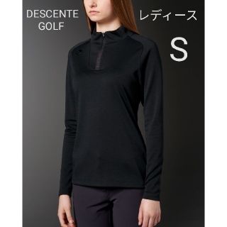 デサント(DESCENTE)のデサントゴルフ  マナードウ―ル ハ―フジップシャツ Sサイズ『レディース』(ウエア)