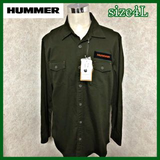 size4L◆新品未使用◆HUMMERミリタリーシャツ(シャツ)