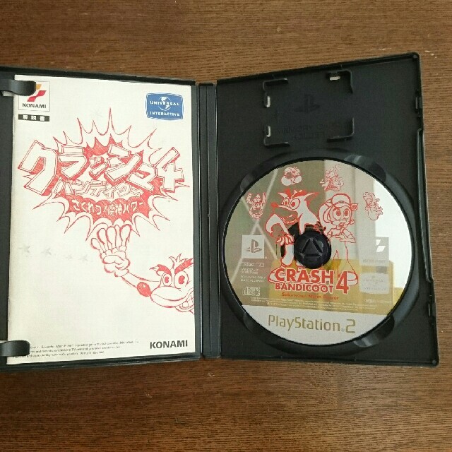 KONAMI(コナミ)のPS2 クラッシュバンデグー4 ソフト エンタメ/ホビーのゲームソフト/ゲーム機本体(家庭用ゲームソフト)の商品写真