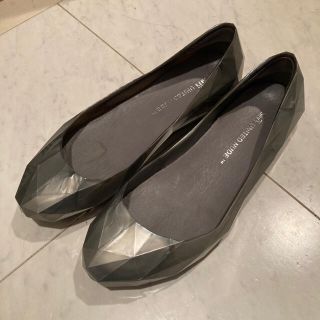 UNITED NUDE フラットパンプス シルバー 38(ハイヒール/パンプス)