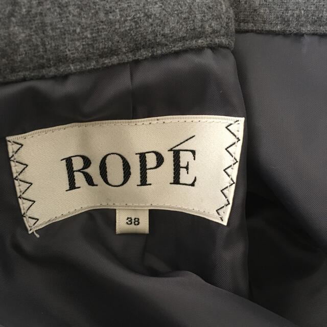 ROPE’(ロペ)のウール混膝丈スカート レディースのスカート(ひざ丈スカート)の商品写真