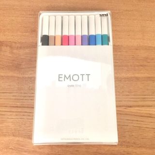 ミツビシエンピツ(三菱鉛筆)のEMOTT 10色セット No.2(ペン/マーカー)