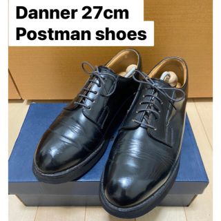 ダナー(Danner)のDanner ポストマンシューズ　27cm 日本製　黒　革靴(ドレス/ビジネス)