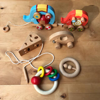 ブリオ(BRIO)の木のおもちゃセット(知育玩具)