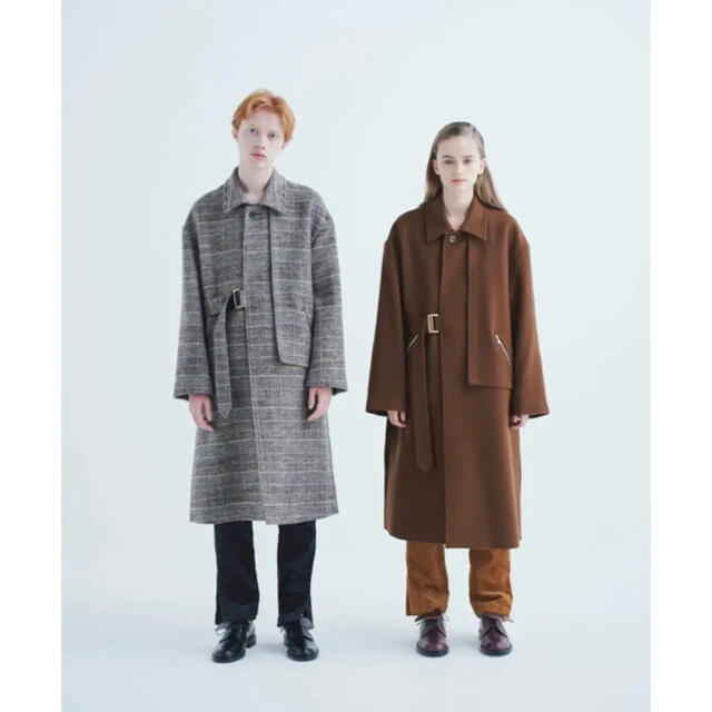 COMOLI(コモリ)のcullni/クルニ/19AW/グレンチェック/ステンカラー/コート/ウール/1 メンズのジャケット/アウター(ステンカラーコート)の商品写真