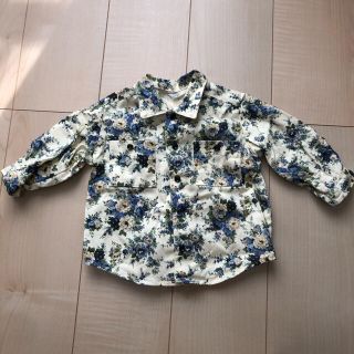 コドモビームス(こどもビームス)のハンドメイド＊花柄シャツ80(シャツ/カットソー)