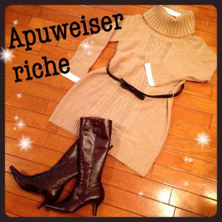 アプワイザーリッシェ(Apuweiser-riche)のアプワンピ♡お値下げ(ミニワンピース)