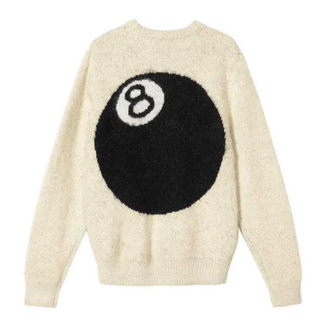 STUSSY 8 Ball Heavy Brushed Sweater  S