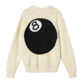 良品] STUSSY ステューシー コットンニット ビリヤードセーター