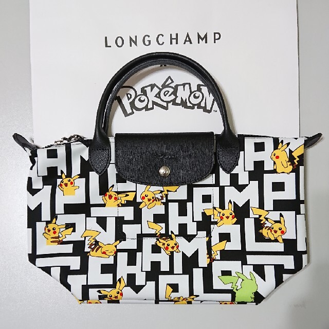 LONGCHAMP(ロンシャン)の新品未使用  定価以下  ロンシャン ポケモンコラボ  トップハンドルS レディースのバッグ(トートバッグ)の商品写真