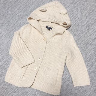 ベビーギャップ(babyGAP)のベビーギャップ　くま耳カーディガン　(カーディガン/ボレロ)