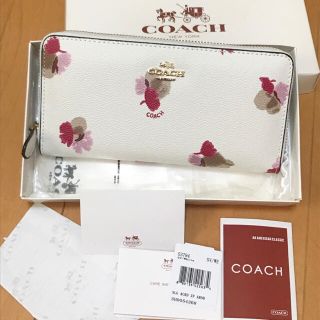 コーチ(COACH)のアウトレット正規品 新品タグ付 コーチ COACH 長財布 フローラル 花柄 (財布)