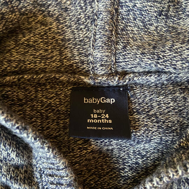 babyGAP(ベビーギャップ)のベビーギャップ パーカー キッズ/ベビー/マタニティのベビー服(~85cm)(トレーナー)の商品写真