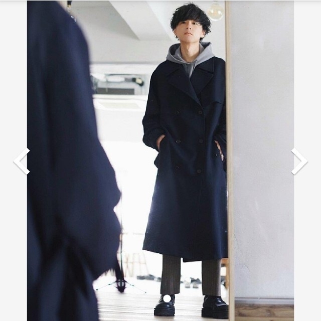 LIDNM リドム AUTHENTIC WIDE TRENCH COAT メンズのジャケット/アウター(トレンチコート)の商品写真