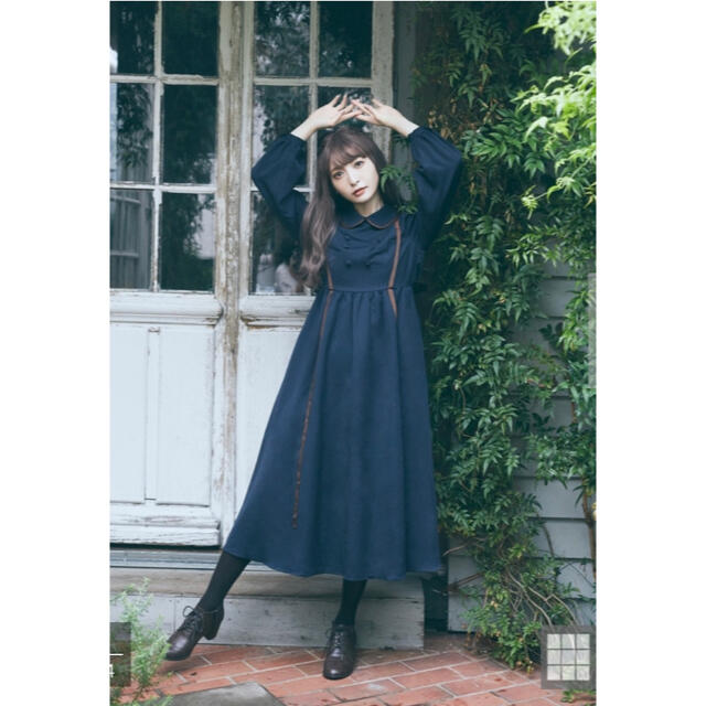 Maison de FLEUR Petite Robe canone - ロングワンピース/マキシワンピース