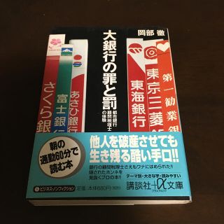 大銀行の罪と罰 都市銀行顧問税理士の体験(文学/小説)