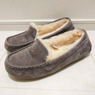 アグ(UGG)のUGG アグ 正規品 アンスレー Ansley モカシン グレー 26cm 希少(スリッポン/モカシン)