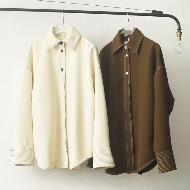 TODAYFUL Stitch Wool Shirts