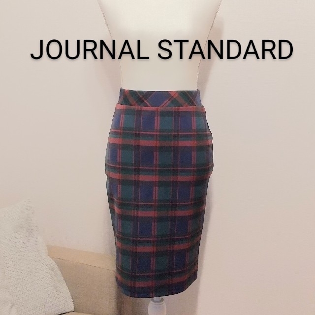 JOURNAL STANDARD(ジャーナルスタンダード)の美品⚪️JOURNAL STANDARD　チェック柄タイトスカート レディースのスカート(ひざ丈スカート)の商品写真