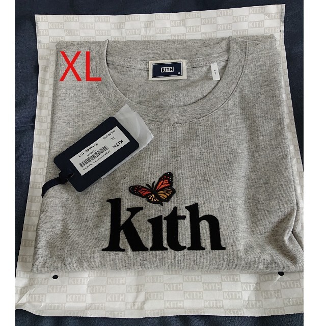 Kith Monarch Butterfly Tee XL グレー