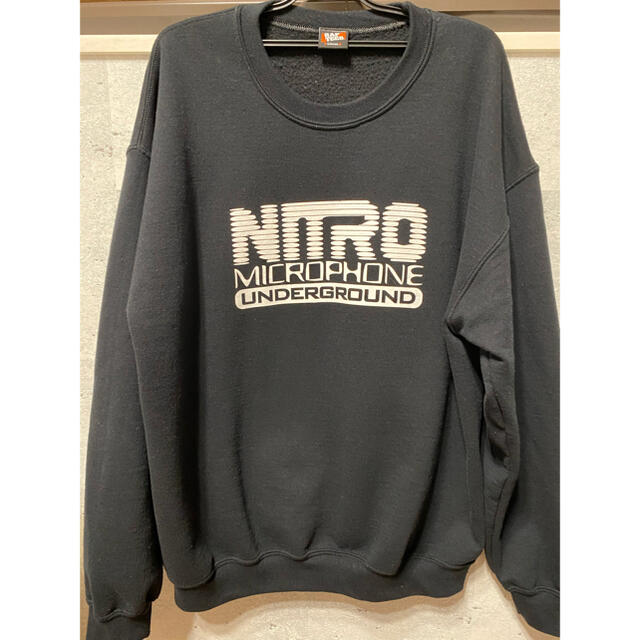 nitraid(ナイトレイド)の即完売 NITRO MICROPHONE UNDERGROUND スウェットL エンタメ/ホビーのCD(ヒップホップ/ラップ)の商品写真