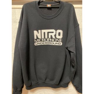 ナイトレイド(nitraid)の即完売 NITRO MICROPHONE UNDERGROUND スウェットL(ヒップホップ/ラップ)