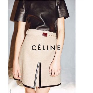 セリーヌ(celine)のceline フィービィー　セミフレアスカート(ひざ丈スカート)