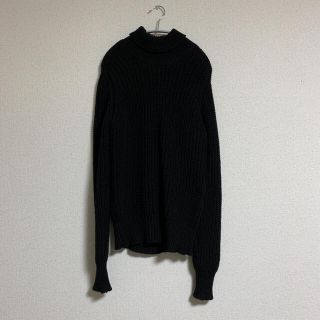 美品リックオウエンス オーバーサイズカシミヤ タートルネックニット青912N▲