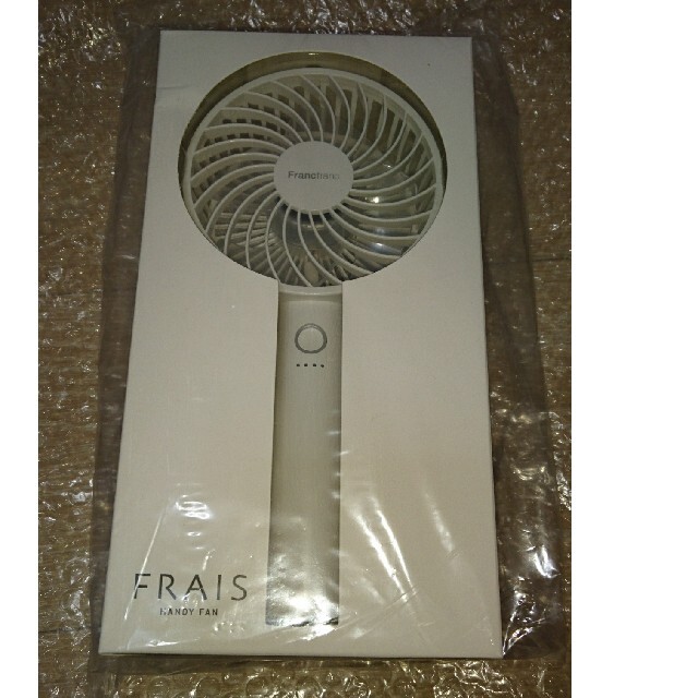 Francfranc(フランフラン)のFrancfranc ハンディ扇風機 FRAIS HANDY FAN　新品 スマホ/家電/カメラの冷暖房/空調(扇風機)の商品写真