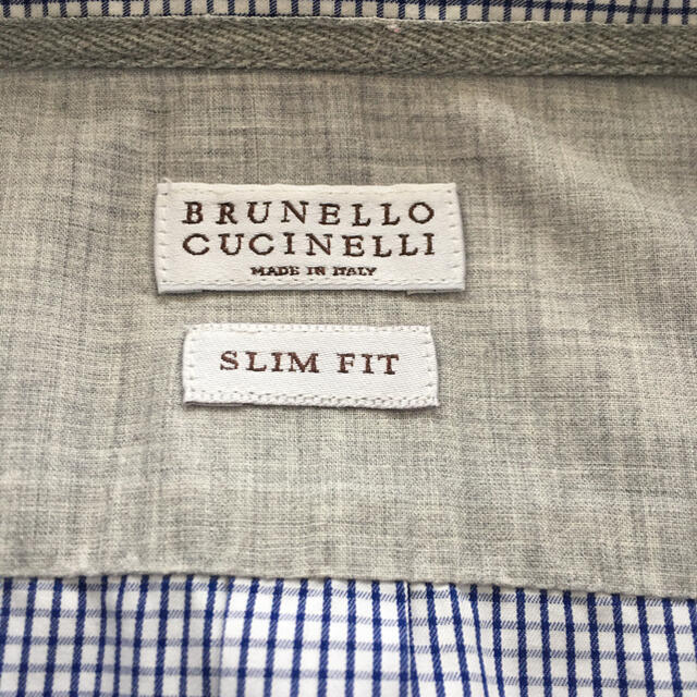 BRUNELLO CUCINELLI(ブルネロクチネリ)のブルネロクチネリ　ボタンダウンシャツ美品 メンズのトップス(シャツ)の商品写真