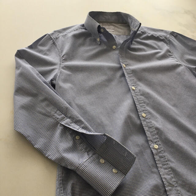 BRUNELLO CUCINELLI(ブルネロクチネリ)のブルネロクチネリ　ボタンダウンシャツ美品 メンズのトップス(シャツ)の商品写真