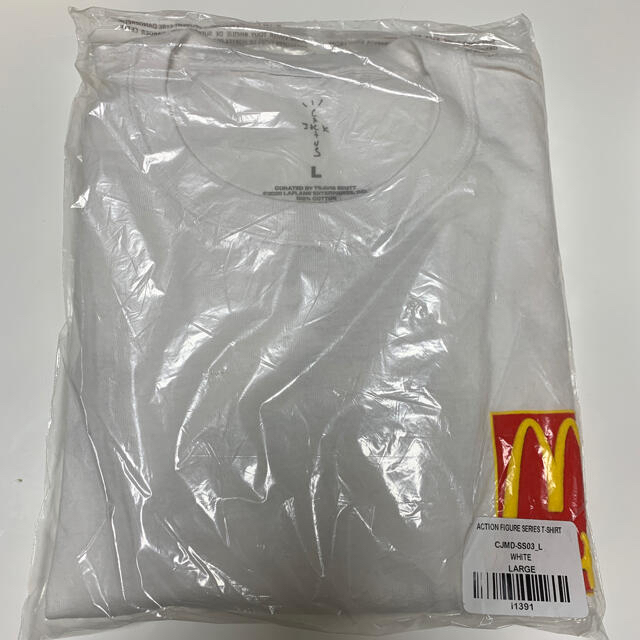 Lサイズ　travis scott McDonald's マクドナルド メンズのトップス(Tシャツ/カットソー(半袖/袖なし))の商品写真