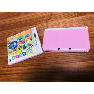 ニンテンドウ(任天堂)のニンテンドー3DS LL 本体＆どうぶつの森セット アダプタ付属(携帯用ゲーム機本体)