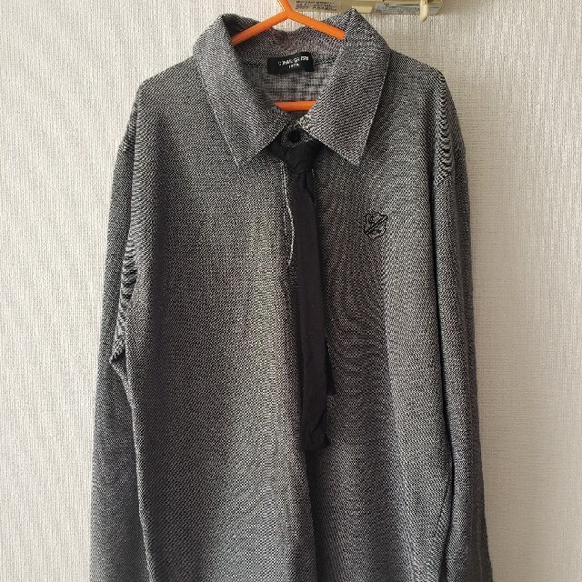 COMME CA ISM(コムサイズム)のネクタイ付きシャツ　140 キッズ/ベビー/マタニティのキッズ服男の子用(90cm~)(ブラウス)の商品写真