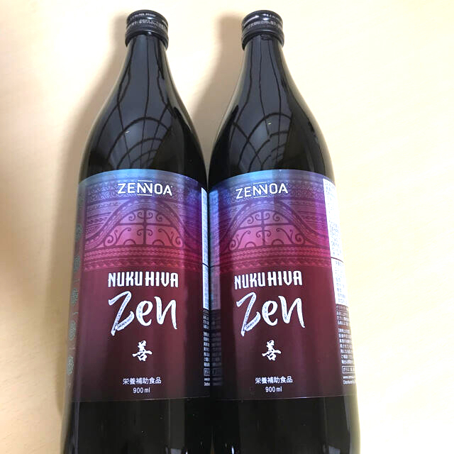 ゼンノア　ZeN  ヌクヒバ善　ノニジュース　900ml✖︎2本栄養補給