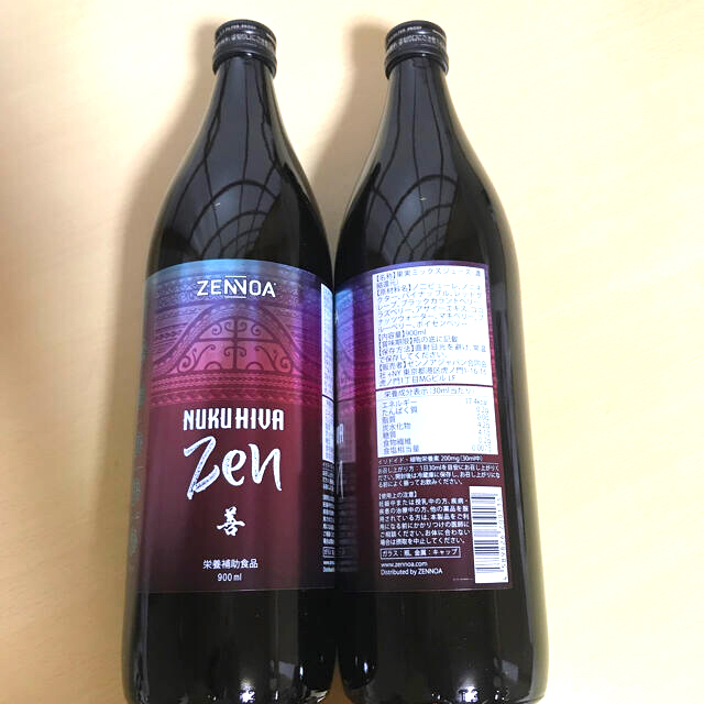 正規商品販売店 ゼンノア ZeN ヌクヒバ善 ノニジュース 900ml✖︎2本