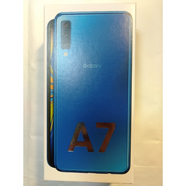 HOT新作登場】 Galaxy A7 BLUE SIMフリー 新品・未開封品 ギャラクシー